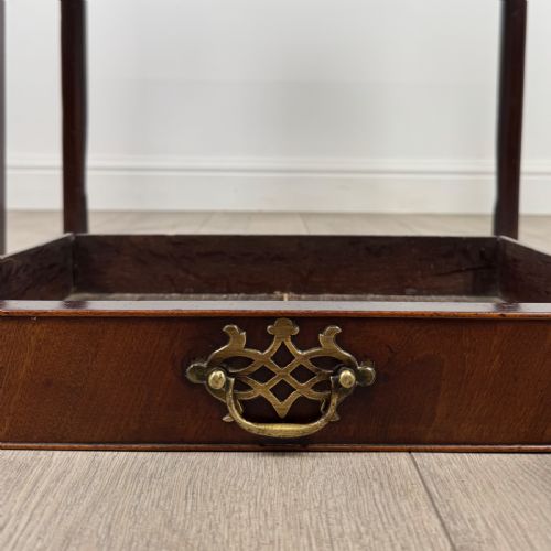 ANTIQUE 18TH CENTURY GOOD QUALITY WRITING TABLE IN MAHOGANY - ADDITIONAL PHOTO 10