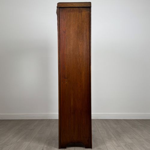 ANTIQUE 20TH CENTURY GOOD QUALITY SMALL OAK WARDROBE - ADDITIONAL PHOTO 3