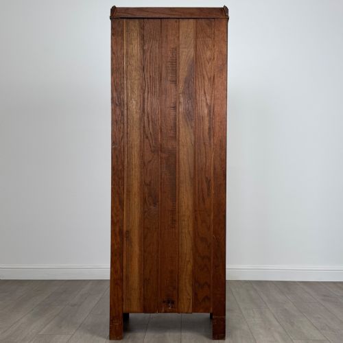 ANTIQUE 20TH CENTURY GOOD QUALITY SMALL OAK WARDROBE - ADDITIONAL PHOTO 5