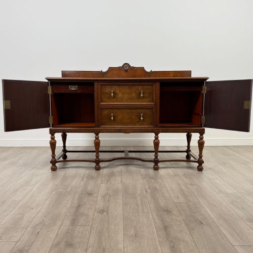 ANTIQUE 20TH CENTURY JACOBEAN REVIVAL STYLE SIDEBOARD - ADDITIONAL PHOTO 1