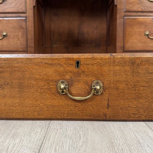 ANTIQUE 19TH CENTURY UNIQUE SECRETAIRE BOOKCASE IN OAK - ADDITIONAL PHOTO 12