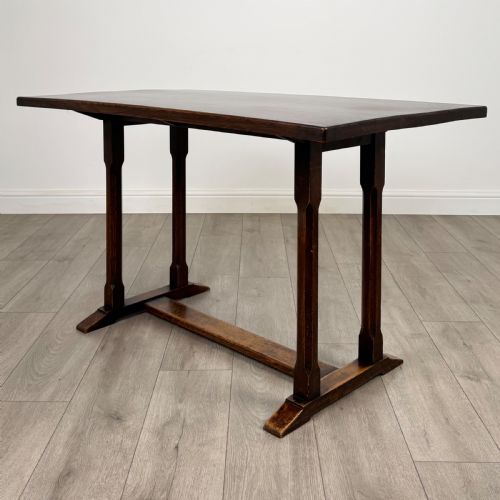 antique 20th century small oak dining table - CATEGORY: ANTIQUE TABLES - DATED EDWARDIAN