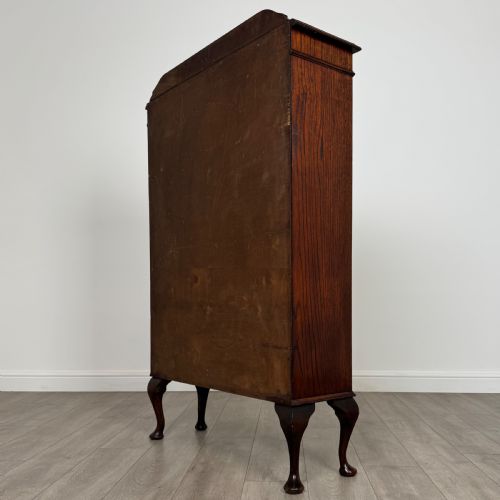 ANTIQUE 20TH CENTURY GOOD QUALITY CABINET IN OAK - ADDITIONAL PHOTO 7