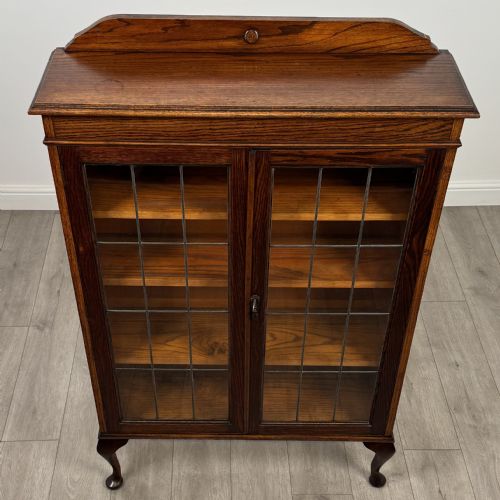 ANTIQUE 20TH CENTURY GOOD QUALITY CABINET IN OAK - ADDITIONAL PHOTO 10