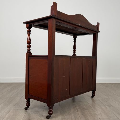ANTIQUE 19TH CENTURY GOOD QUALITY CUPBOARD IN MAHOGANY - ADDITIONAL PHOTO 4