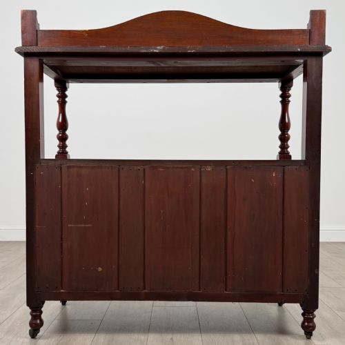ANTIQUE 19TH CENTURY GOOD QUALITY CUPBOARD IN MAHOGANY - ADDITIONAL PHOTO 5