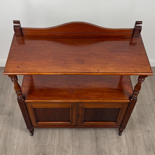 ANTIQUE 19TH CENTURY GOOD QUALITY CUPBOARD IN MAHOGANY - ADDITIONAL PHOTO 9
