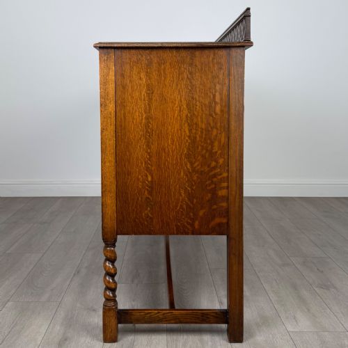 ANTIQUE 20TH CENTURY GOOD QUALITY OAK SIDEBOARD - ADDITIONAL PHOTO 3