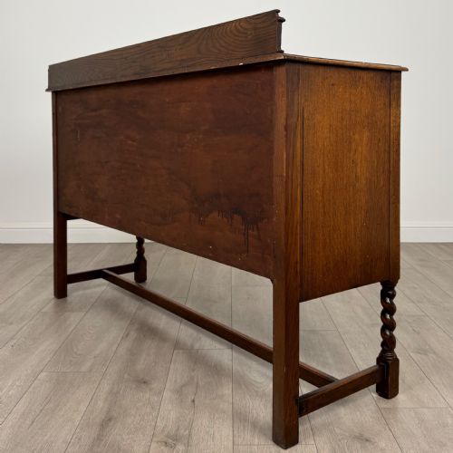 ANTIQUE 20TH CENTURY GOOD QUALITY OAK SIDEBOARD - ADDITIONAL PHOTO 5