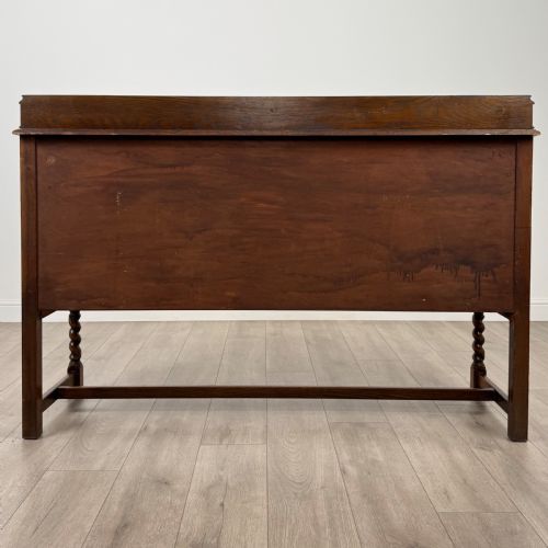 ANTIQUE 20TH CENTURY GOOD QUALITY OAK SIDEBOARD - ADDITIONAL PHOTO 6
