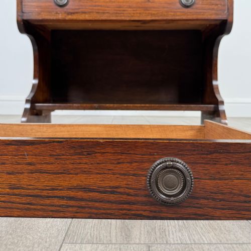 ANTIQUE 20TH CENTURY BUREAU BOOKCASE IN OAK - ADDITIONAL PHOTO 12