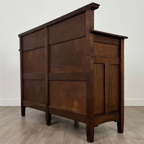 ANTIQUE 20TH CENTURY GOOD QUALITY OAK SIDEBOARD - ADDITIONAL PHOTO 6