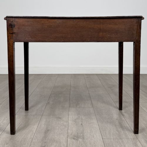 ANTIQUE 18TH CENTURY GOOD QUALITY WRITING TABLE IN OAK - ADDITIONAL PHOTO 3
