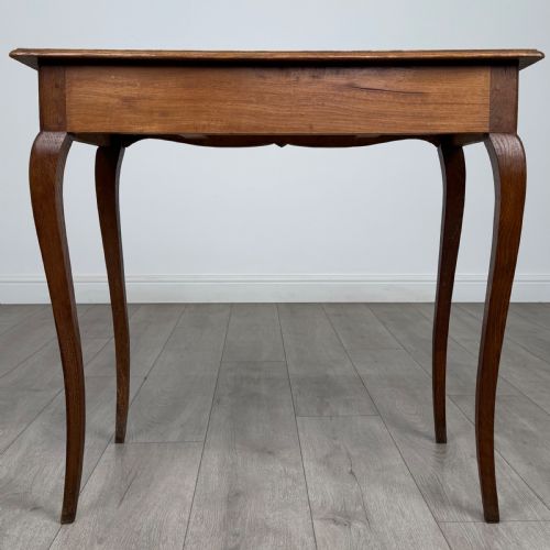 ANTIQUE 20TH CENTURY FRENCH SIDE TABLE IN OAK - ADDITIONAL PHOTO 4