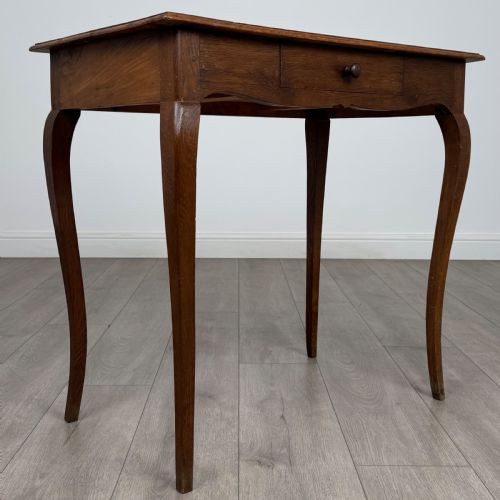 ANTIQUE 20TH CENTURY FRENCH SIDE TABLE IN OAK - ADDITIONAL PHOTO 7
