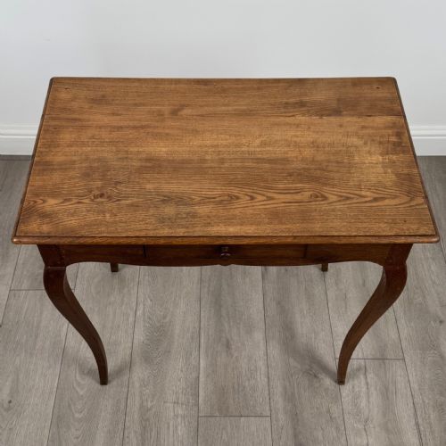 ANTIQUE 20TH CENTURY FRENCH SIDE TABLE IN OAK - ADDITIONAL PHOTO 8