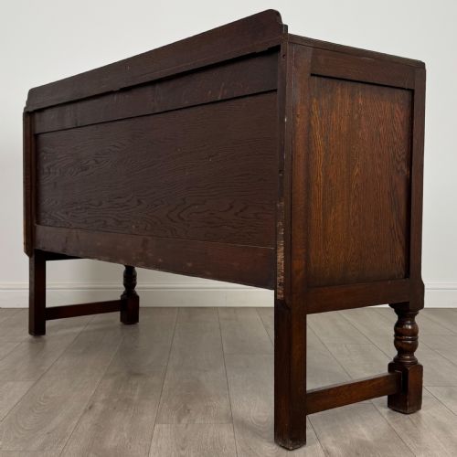 ANTIQUE 20TH CENTURY GOOD QUALITY OAK SIDEBOARD - ADDITIONAL PHOTO 5