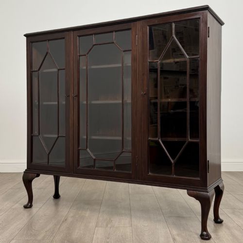ANTIQUE 20TH CENTURY GOOD QUALITY CABINET IN MAHOGANY - ADDITIONAL PHOTO 3