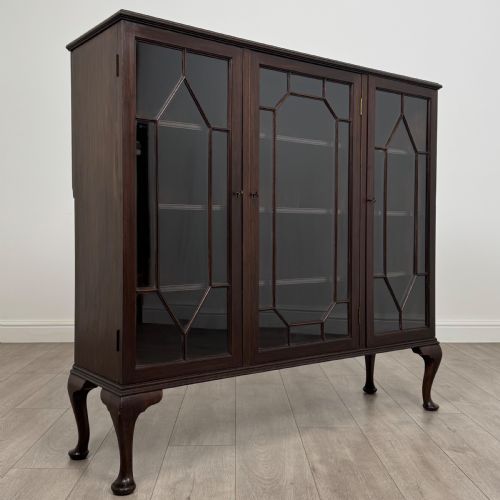 ANTIQUE 20TH CENTURY GOOD QUALITY CABINET IN MAHOGANY - ADDITIONAL PHOTO 9