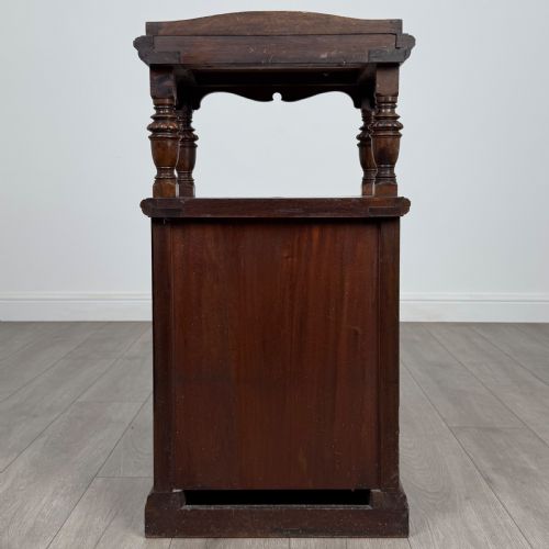 ANTIQUE 19TH CENTURY GOOD QUALITY CARVED OAK CABINET - ADDITIONAL PHOTO 5