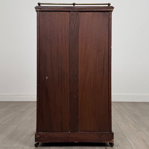 ANTIQUE 19TH CENTURY GLAZED CABINET IN MAHOGANY - ADDITIONAL PHOTO 5