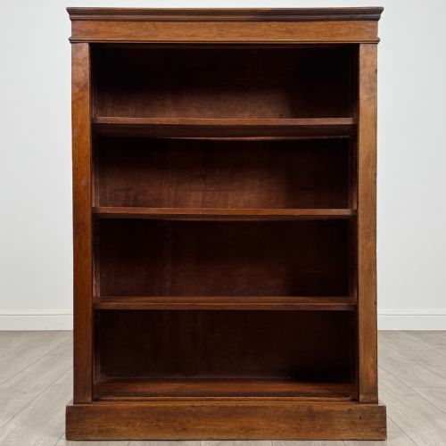 ANTIQUE 20TH CENTURY SMALL OPEN BOOKCASE IN MAHOGANY - ADDITIONAL PHOTO 1