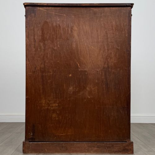ANTIQUE 20TH CENTURY SMALL OPEN BOOKCASE IN MAHOGANY - ADDITIONAL PHOTO 5