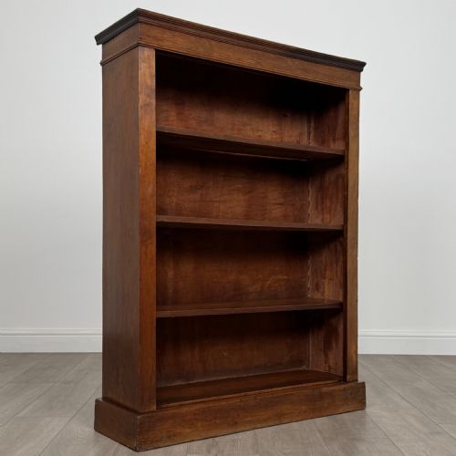 ANTIQUE 20TH CENTURY SMALL OPEN BOOKCASE IN MAHOGANY - ADDITIONAL PHOTO 8