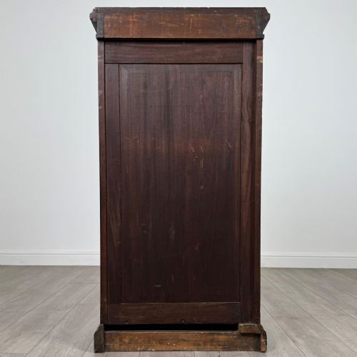 ANTIQUE 20TH CENTURY SMALL OAK DISPLAY CABINET OF GOOD QUALITY - ADDITIONAL PHOTO 6