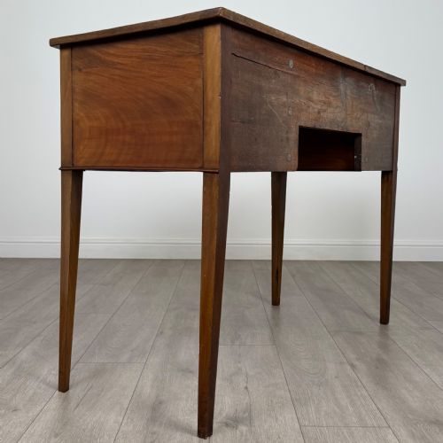 ANTIQUE 19TH CENTURY GOOD QUALITY WRITING TABLE IN MAHOGANY - ADDITIONAL PHOTO 3