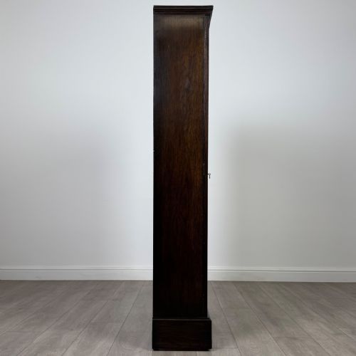 ANTIQUE 20TH CENTURY GOOD QUALITY OAK DISPLAY CABINET - ADDITIONAL PHOTO 8