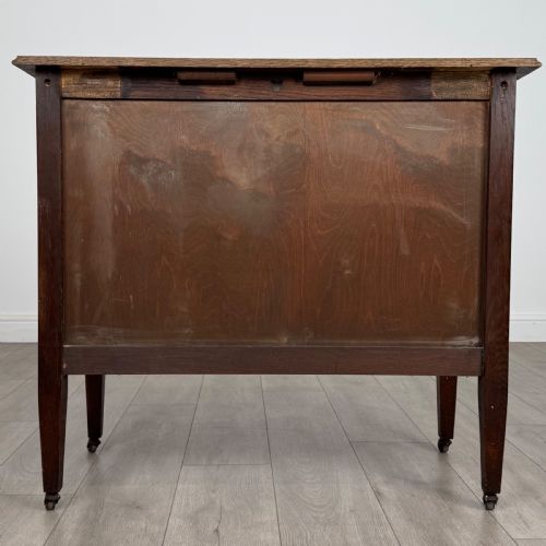 ANTIQUE 20TH CENTURY GOOD QUALITY CHEST OF DRAWERS IN OAK - ADDITIONAL PHOTO 7