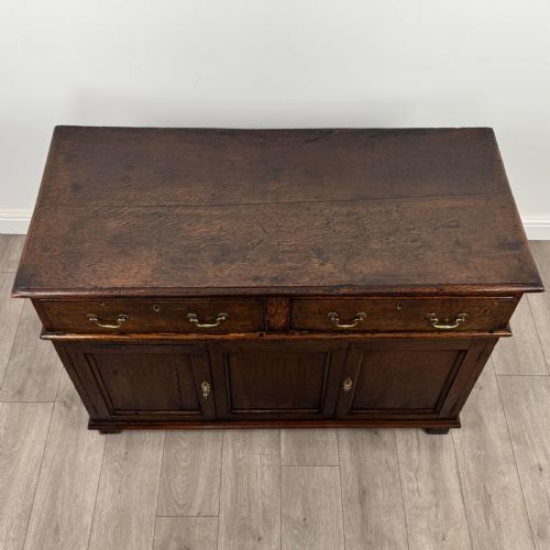 ANTIQUE 18TH CENTURY GOOD QUALITY CUPBOARD IN OAK - ADDITIONAL PHOTO 9