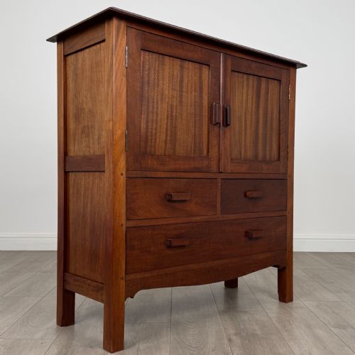 ANTIQUE 20TH CENTURY GOOD QUALITY CUPBOARD IN MAHOGANY - ADDITIONAL PHOTO 14