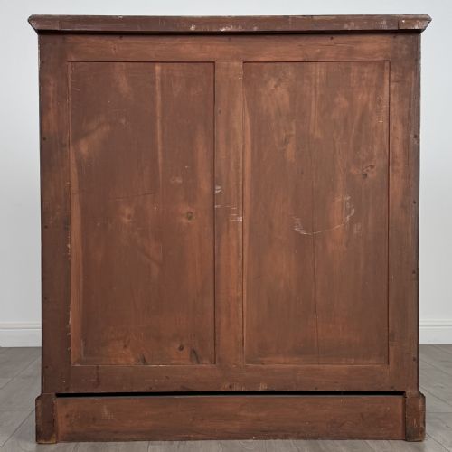 ANTIQUE 19TH CENTURY FINE QUALITY MAHOGANY CHEST OF DRAWERS - ADDITIONAL PHOTO 4