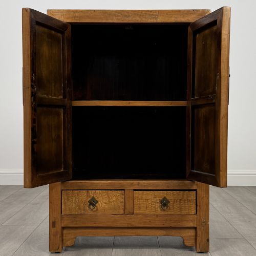 ANTIQUE 20TH CENTURY CHINESE CABINET IN OAK - ADDITIONAL PHOTO 1