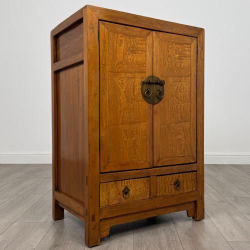 ANTIQUE 20TH CENTURY CHINESE CABINET IN OAK - ADDITIONAL PHOTO 8