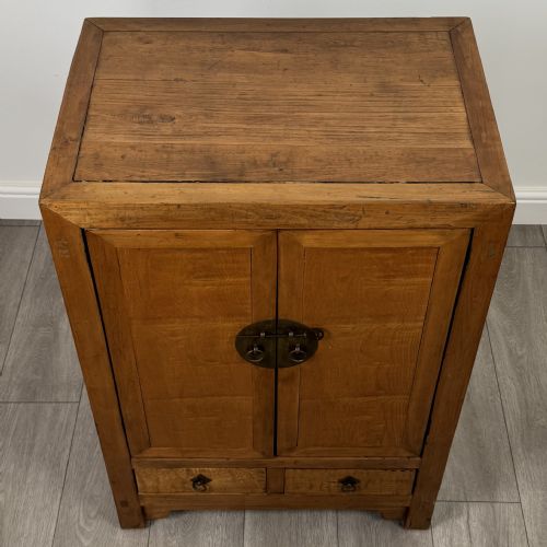 ANTIQUE 20TH CENTURY CHINESE CABINET IN OAK - ADDITIONAL PHOTO 9