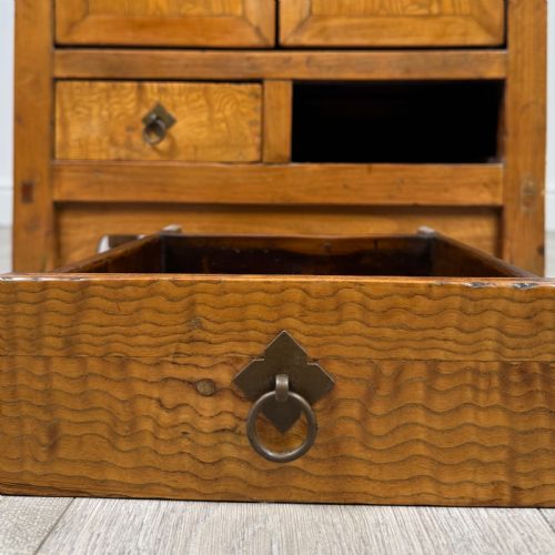 ANTIQUE 20TH CENTURY CHINESE CABINET IN OAK - ADDITIONAL PHOTO 11
