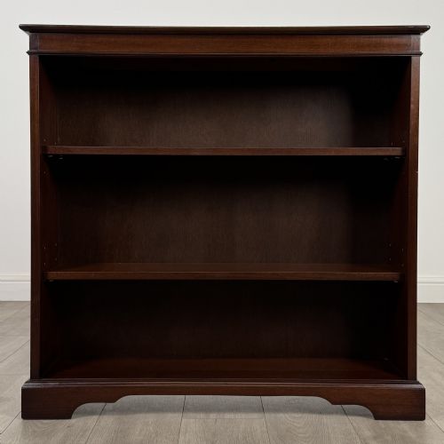 ANTIQUE 20TH CENTURY OPEN BOOKCASE IN MAHOGANY - ADDITIONAL PHOTO 1