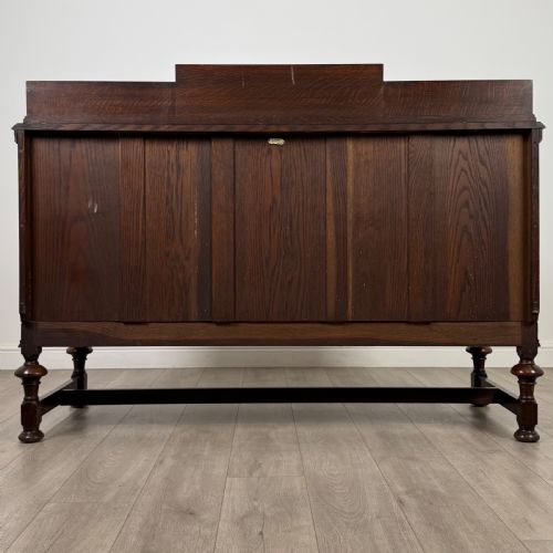 ANTIQUE 19TH CENTURY JACOBEAN STYLE SIDEBOARD IN OAK - ADDITIONAL PHOTO 5