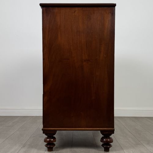 ANTIQUE 18TH CENTURY FINE QUALITY MAHOGANY CHEST OF DRAWERS - ADDITIONAL PHOTO 2