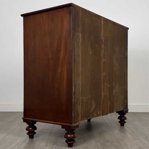 ANTIQUE 18TH CENTURY FINE QUALITY MAHOGANY CHEST OF DRAWERS - ADDITIONAL PHOTO 3