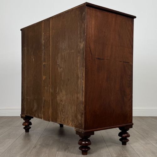 ANTIQUE 18TH CENTURY FINE QUALITY MAHOGANY CHEST OF DRAWERS - ADDITIONAL PHOTO 5