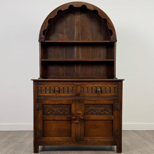 antique 20th century good quality dresser in oak - CATEGORY: ANTIQUE DRESSERS - DATED EDWARDIAN
