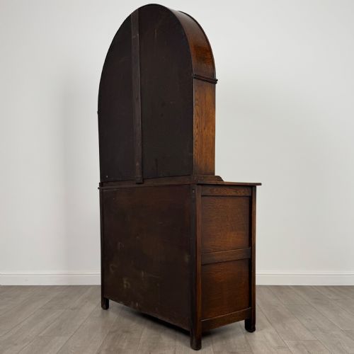 ANTIQUE 20TH CENTURY GOOD QUALITY DRESSER IN OAK - ADDITIONAL PHOTO 6