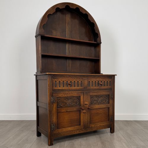 ANTIQUE 20TH CENTURY GOOD QUALITY DRESSER IN OAK - ADDITIONAL PHOTO 8