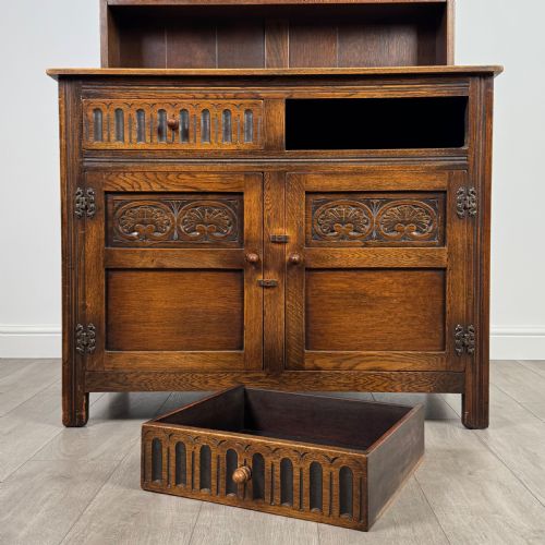 ANTIQUE 20TH CENTURY GOOD QUALITY DRESSER IN OAK - ADDITIONAL PHOTO 10