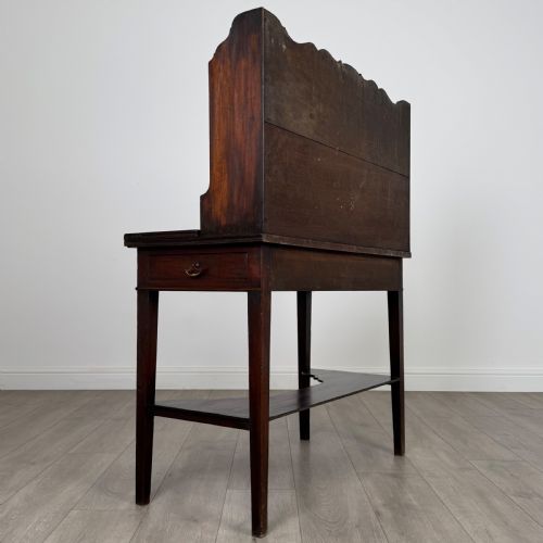 ANTIQUE 18TH CENTURY UNUSUAL DESK IN MAHOGANY - ADDITIONAL PHOTO 4