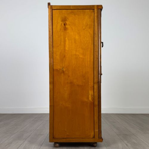 ANTIQUE 19TH CENTURY UNUSUAL CABINET IN OAK - ADDITIONAL PHOTO 7